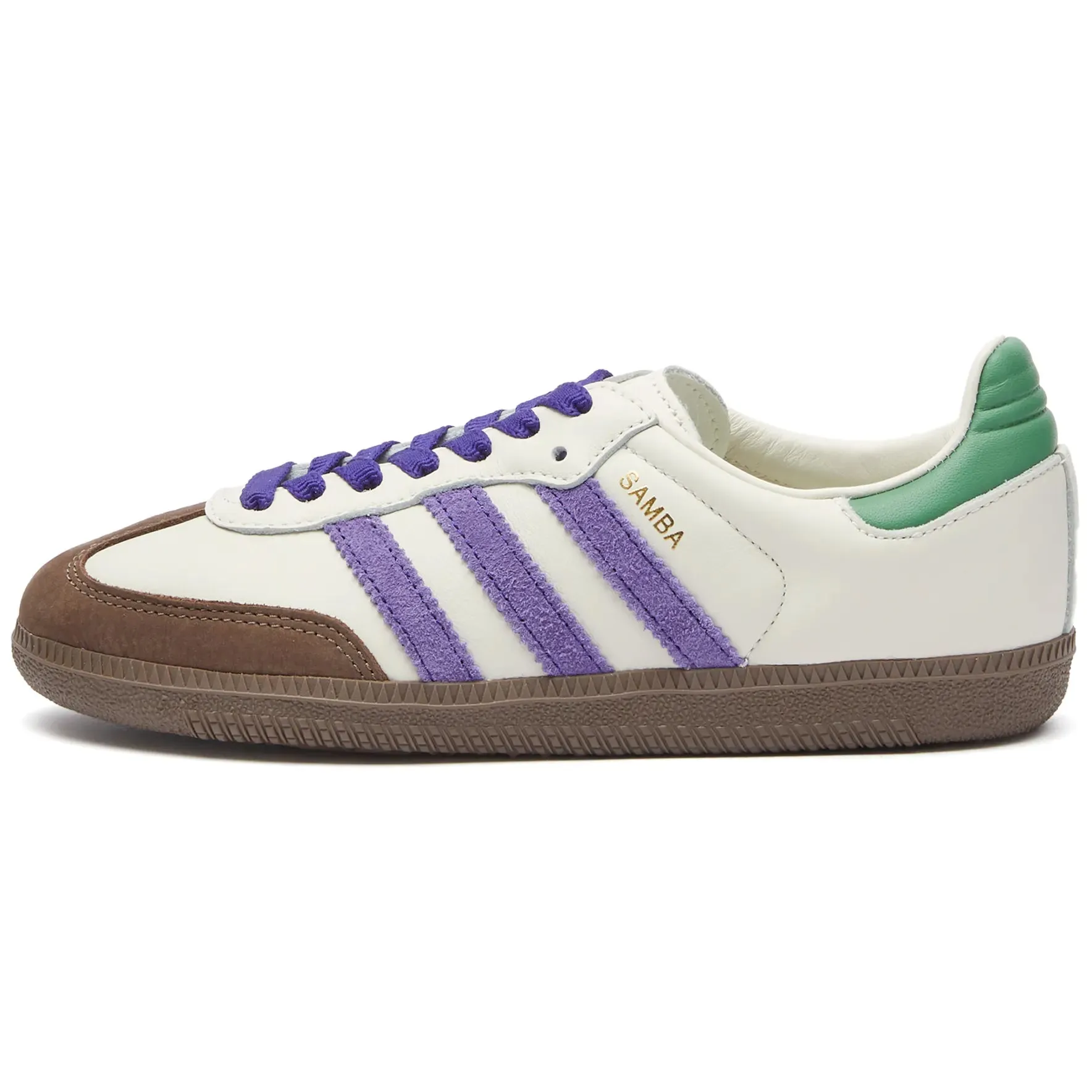 Adidas Samba OG sneakers, white/purple