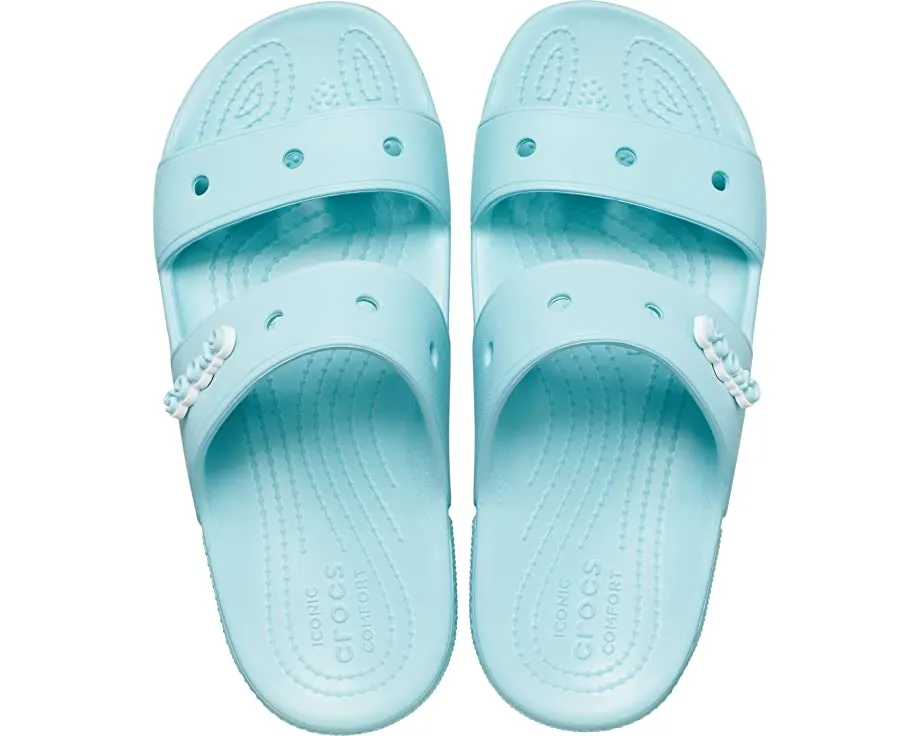 Classic Sandal Crocs, clear water