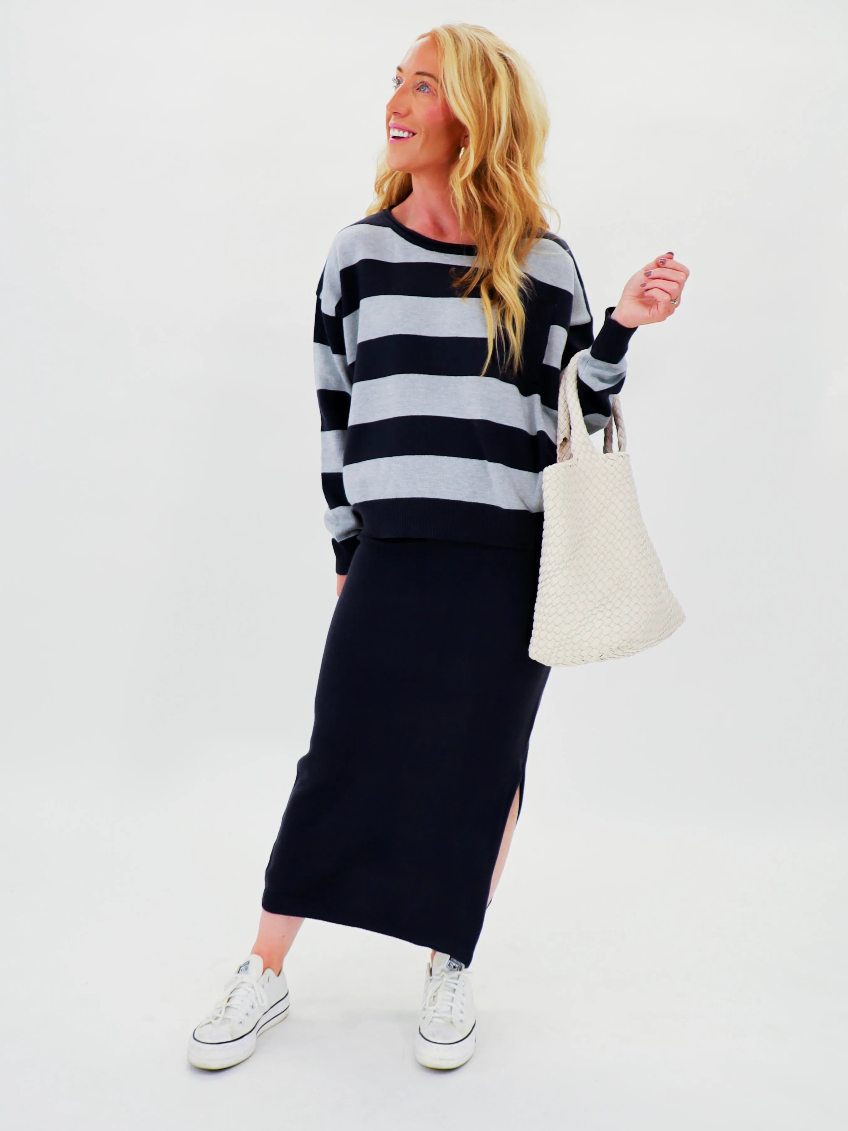 Come Closer Knit Maxi Skirt