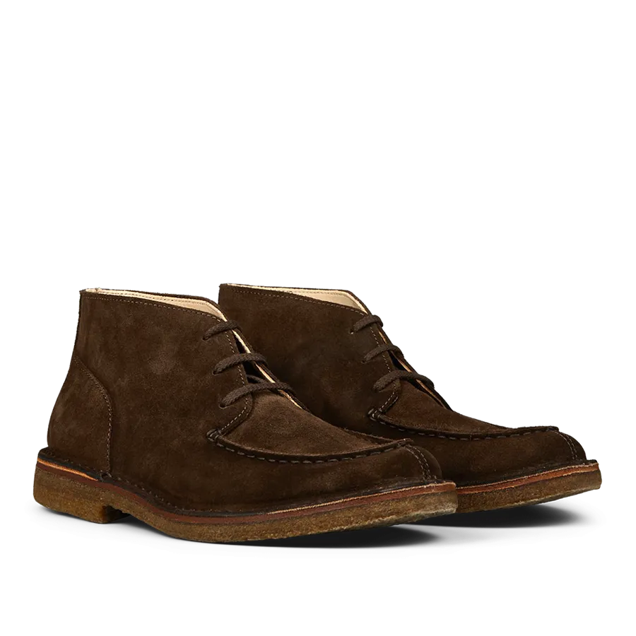 Dark Chestnut Suede Dukeflex Chukka Boots