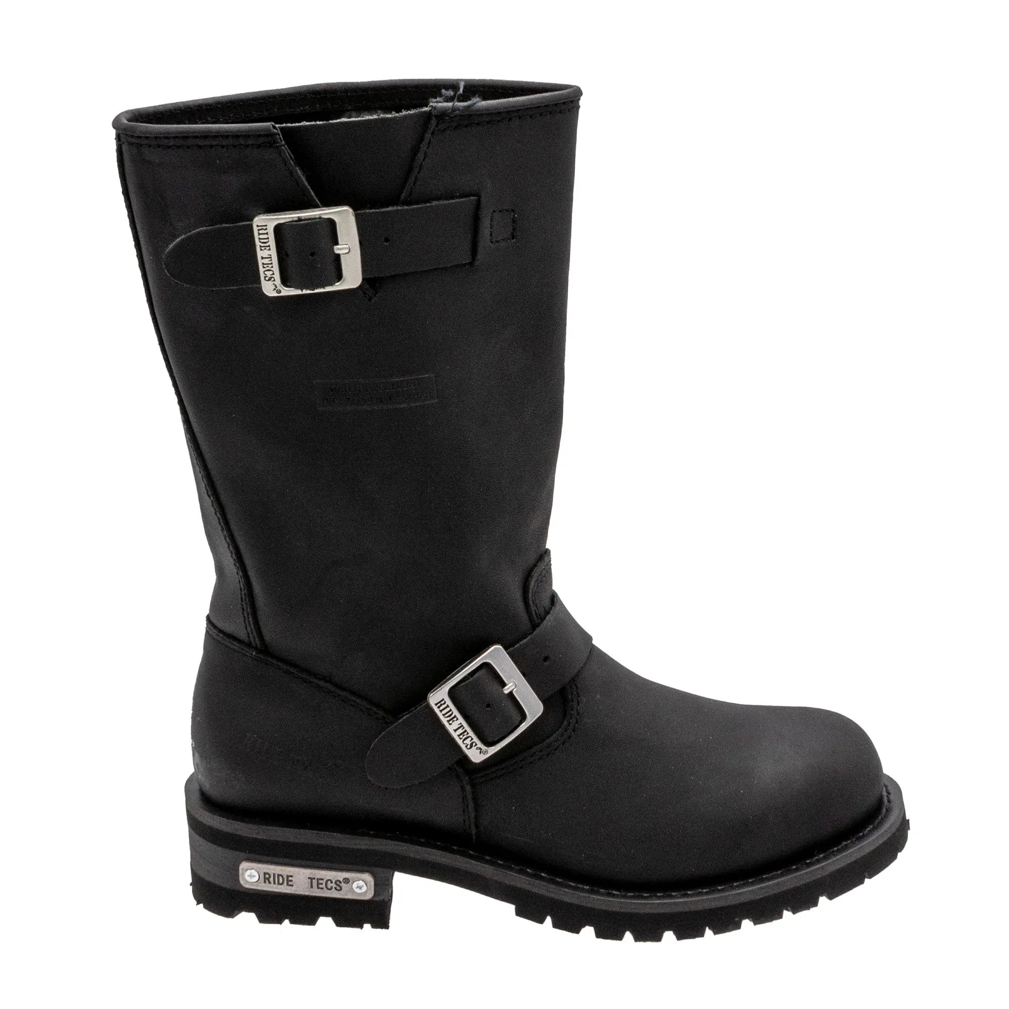 Deluxe: Men's 11" Engineer Boot- Black 1440