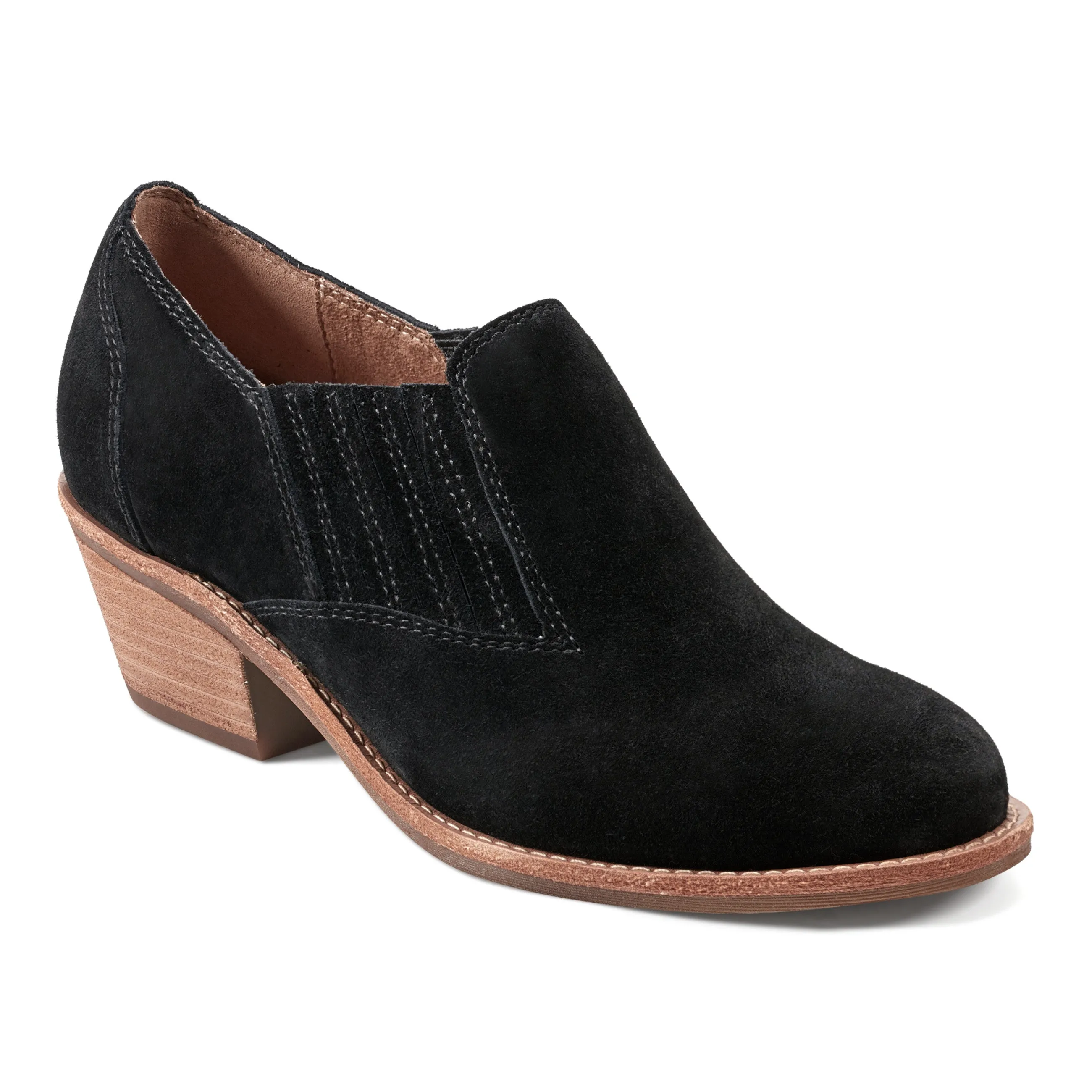 Jalin Block Heel Slip-on Casual Booties