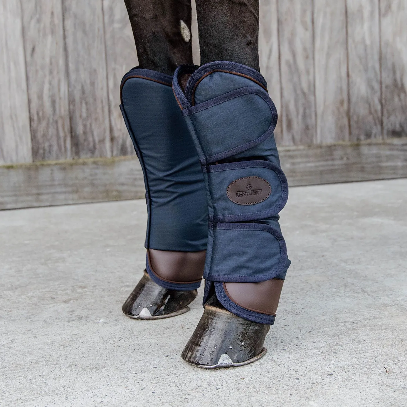 Kentucky Horsewear Travel Boots - Set of Four - Navy