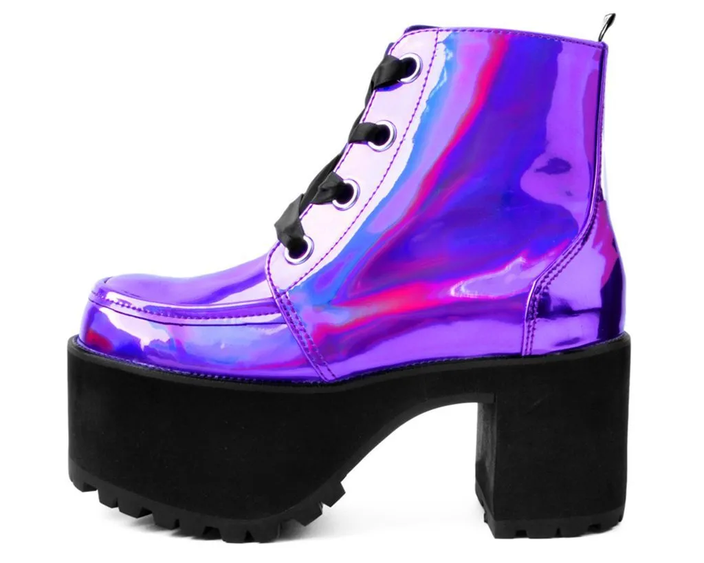 Lavender Iridescent Nosebleed Boot