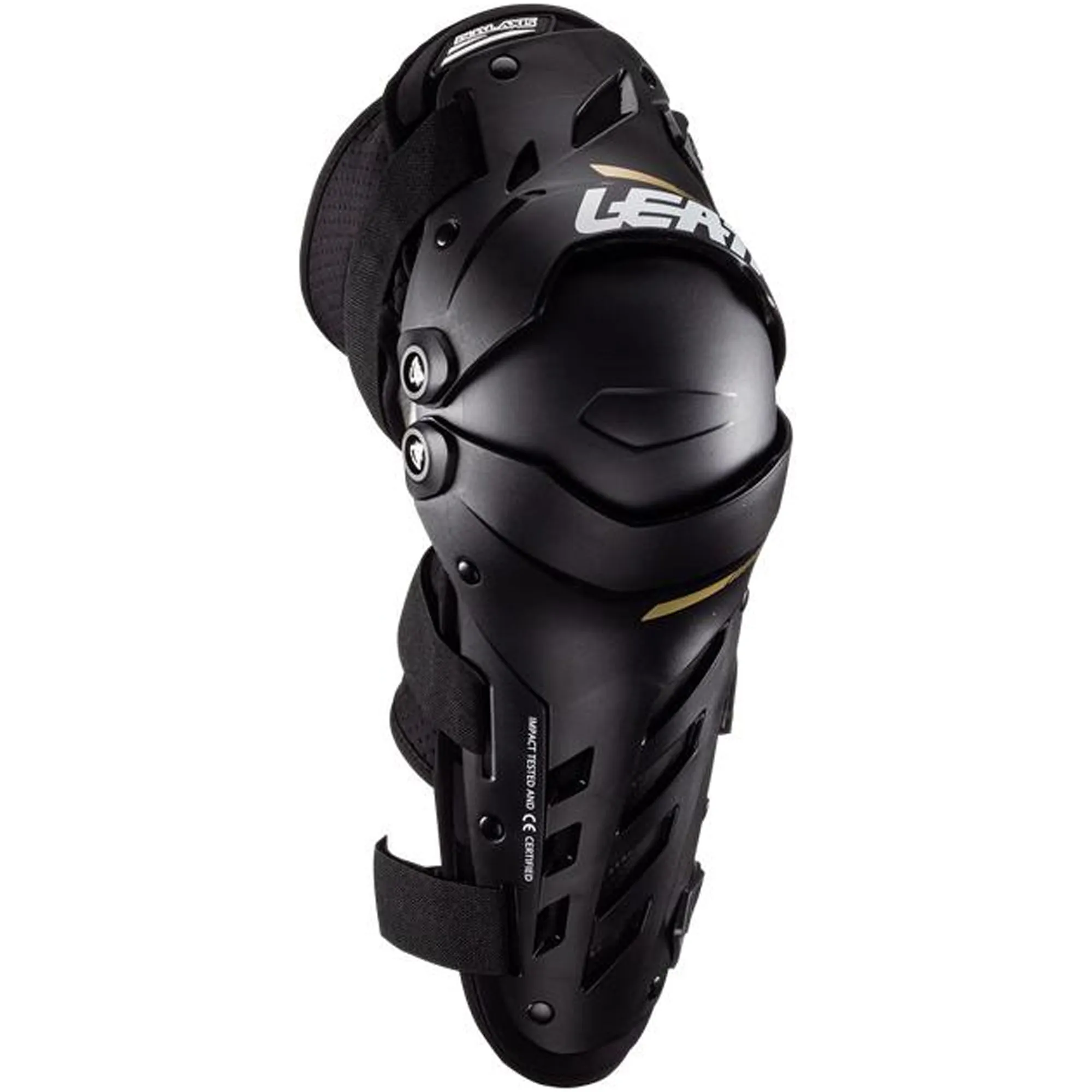 Leatt Dual Axis Knee & Shin Guards - Pair (Black)