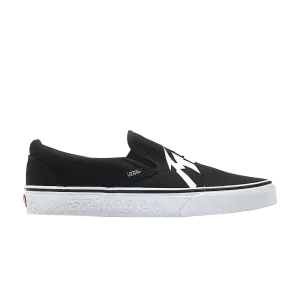 Metallica x Classic Vans slip-ons, black