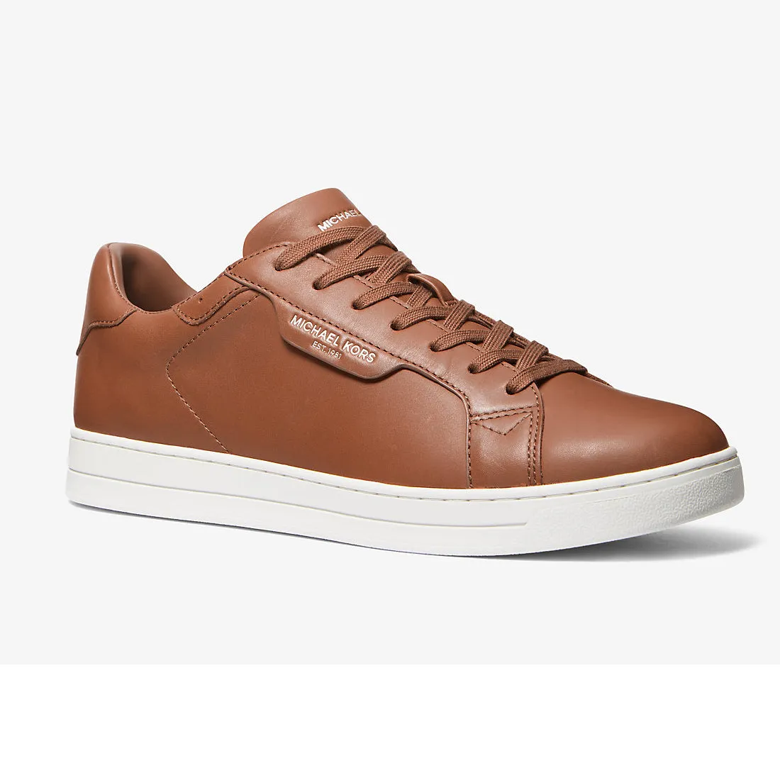 Michael Kors Keating Leather sneakers, brown