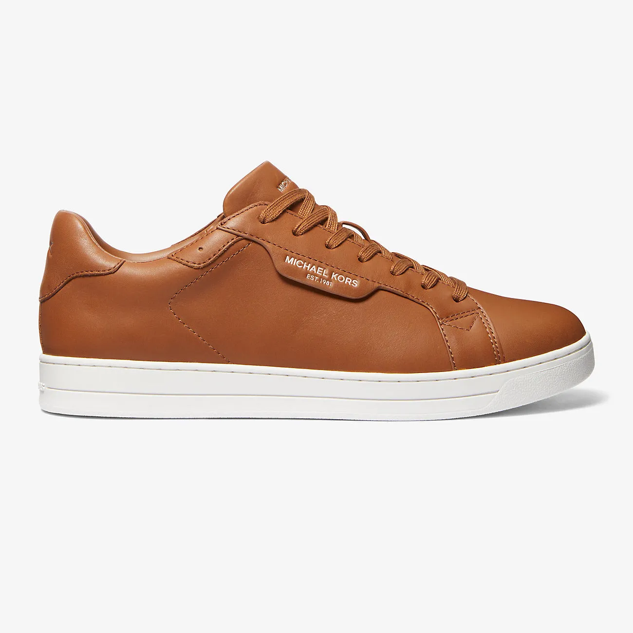 Michael Kors Keating Leather sneakers, brown