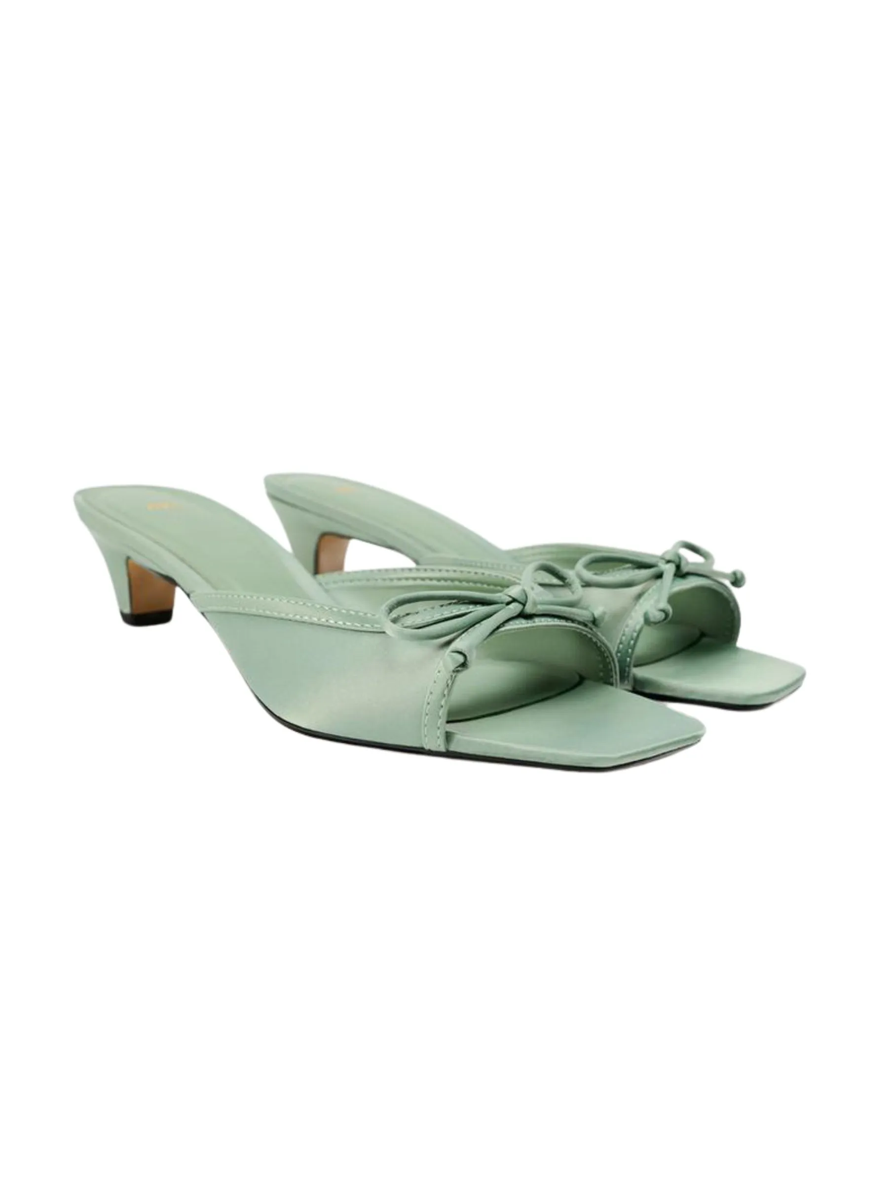 Nanise Bow Sandals in Green