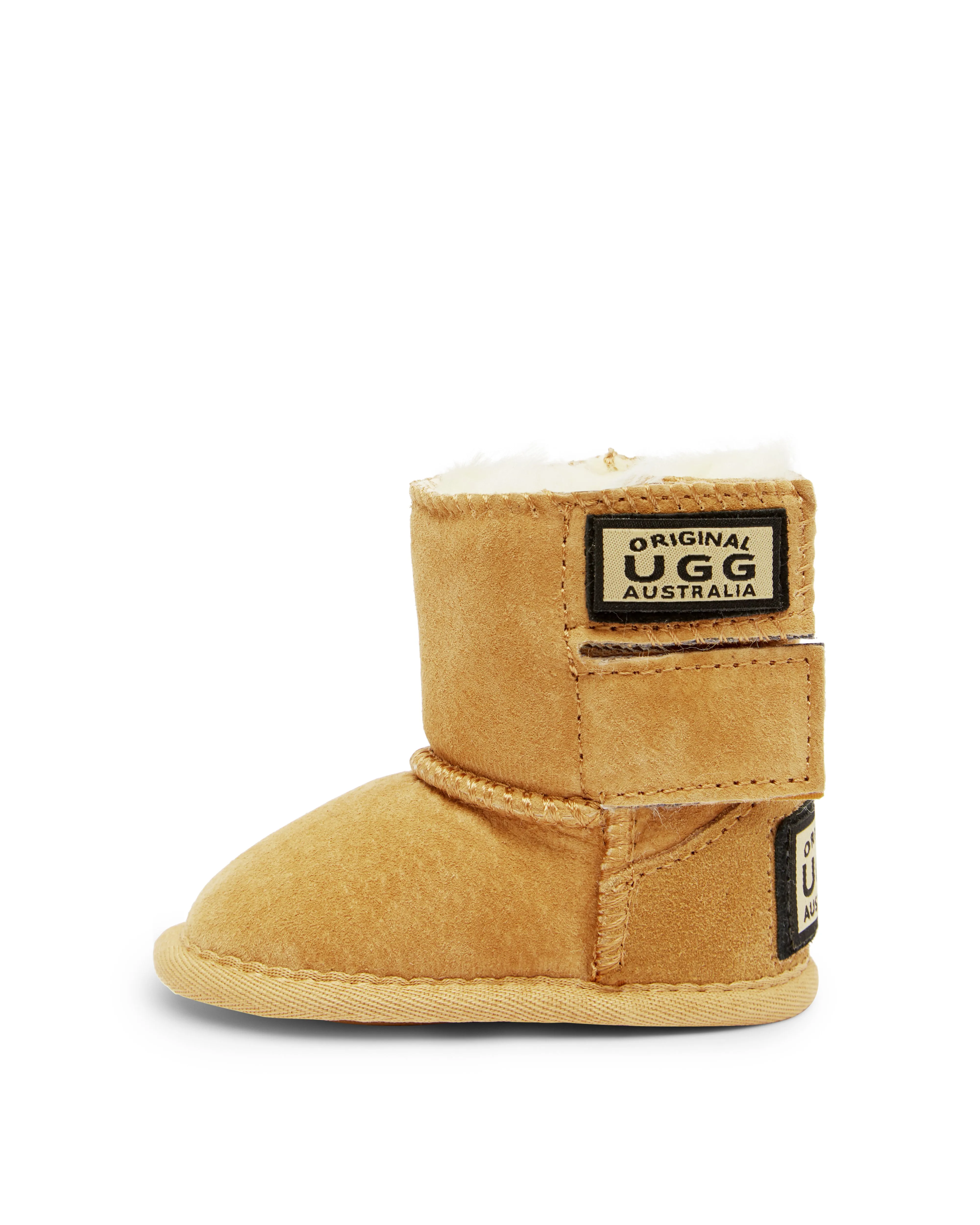 Original UGG Australia Kids Chestnut Soft Velcro Bootsies