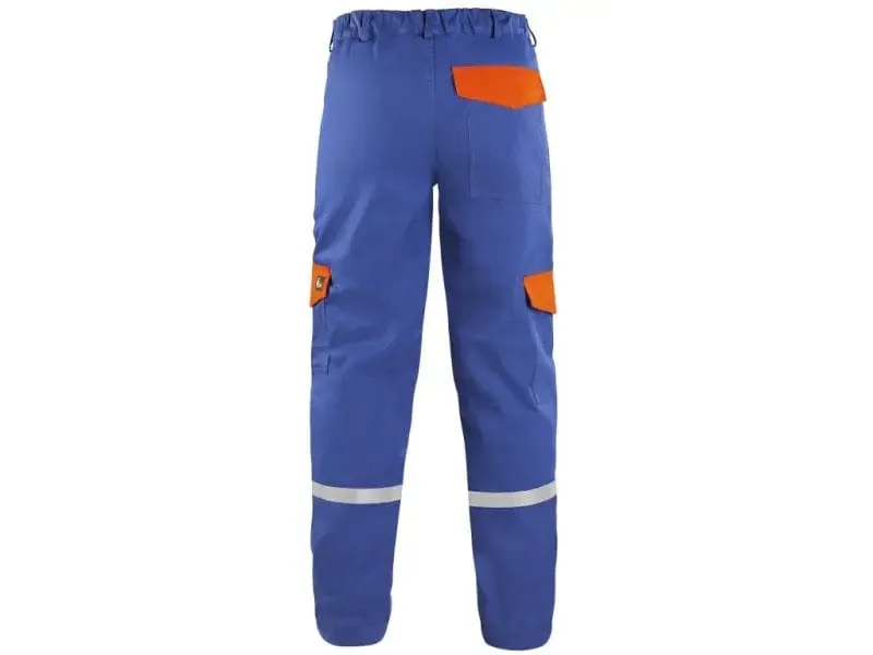 Pants CXS ENERGETIK MULTI 9043 II, men's, blue-orange