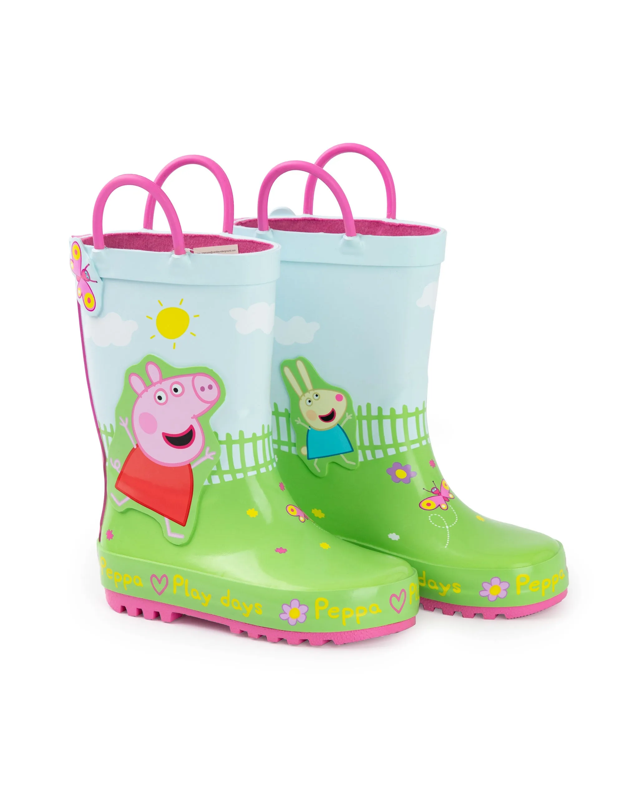 Peppa Pig Kids Wellington Boots with Handles