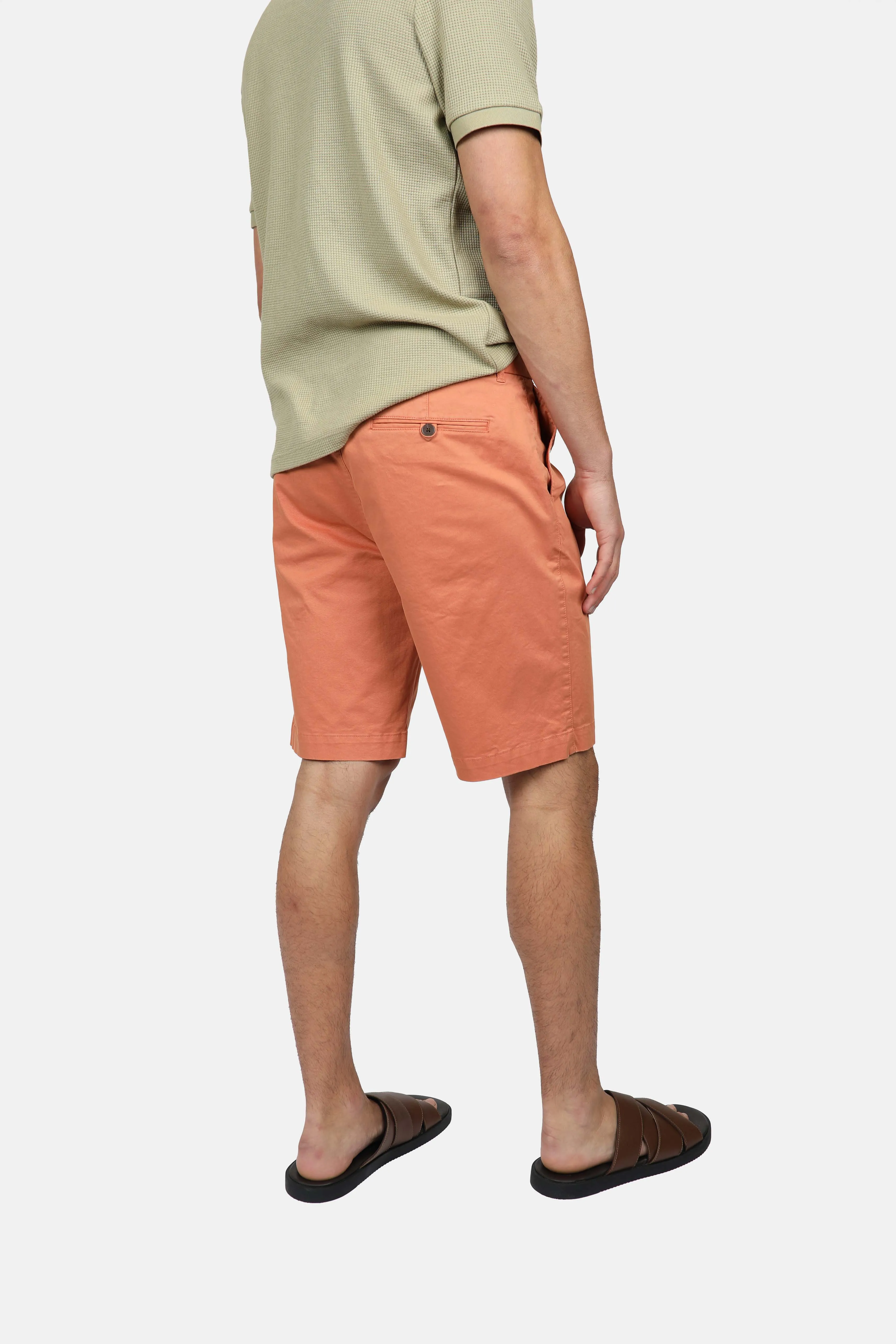 Relaxed Fit Clay Chino Short