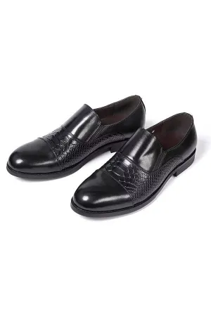 Sophisticate's Slip-On Leather Elegance