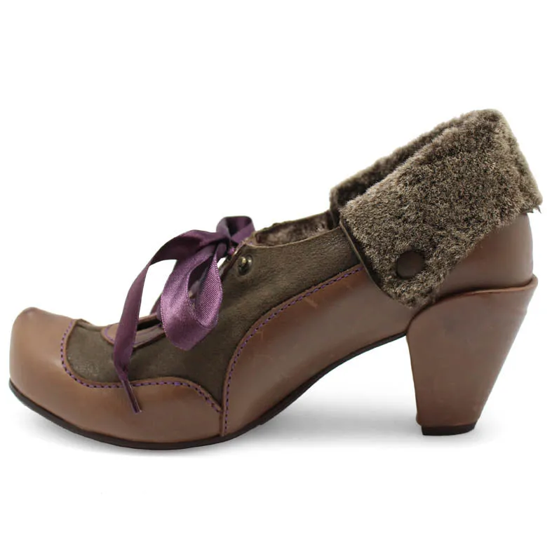 Souffle - Brown Sheepskin- LAST PAIR 36!