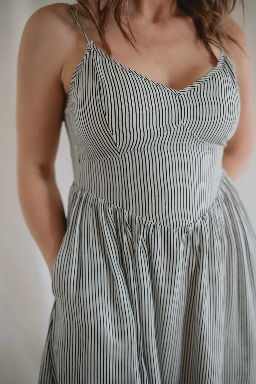 The Juneau Striped Mini Dress by Saltwater Luxe