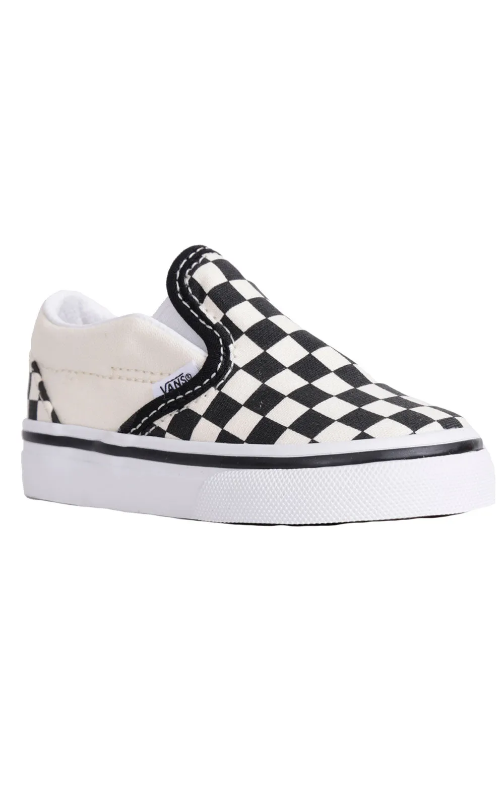 Vans Kids Classic Slip-On Sneakers - Black/White