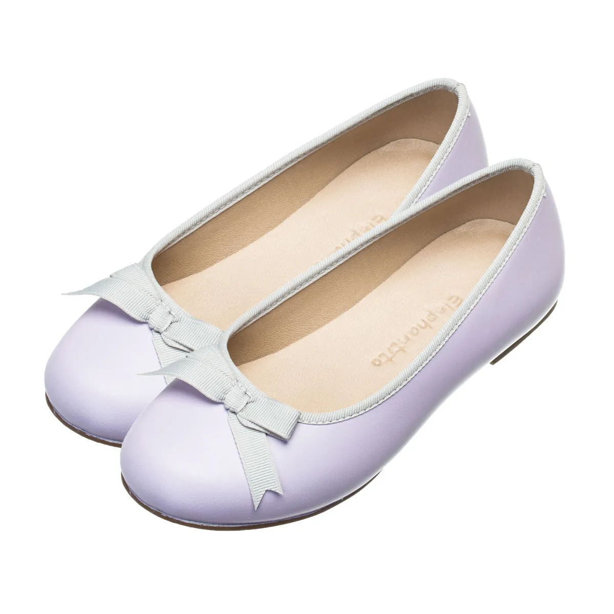 White Paris Ballerina Flats