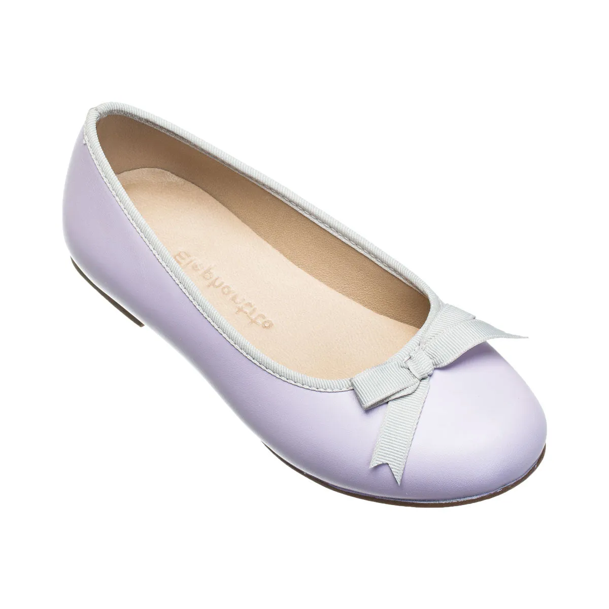 White Paris Ballerina Flats