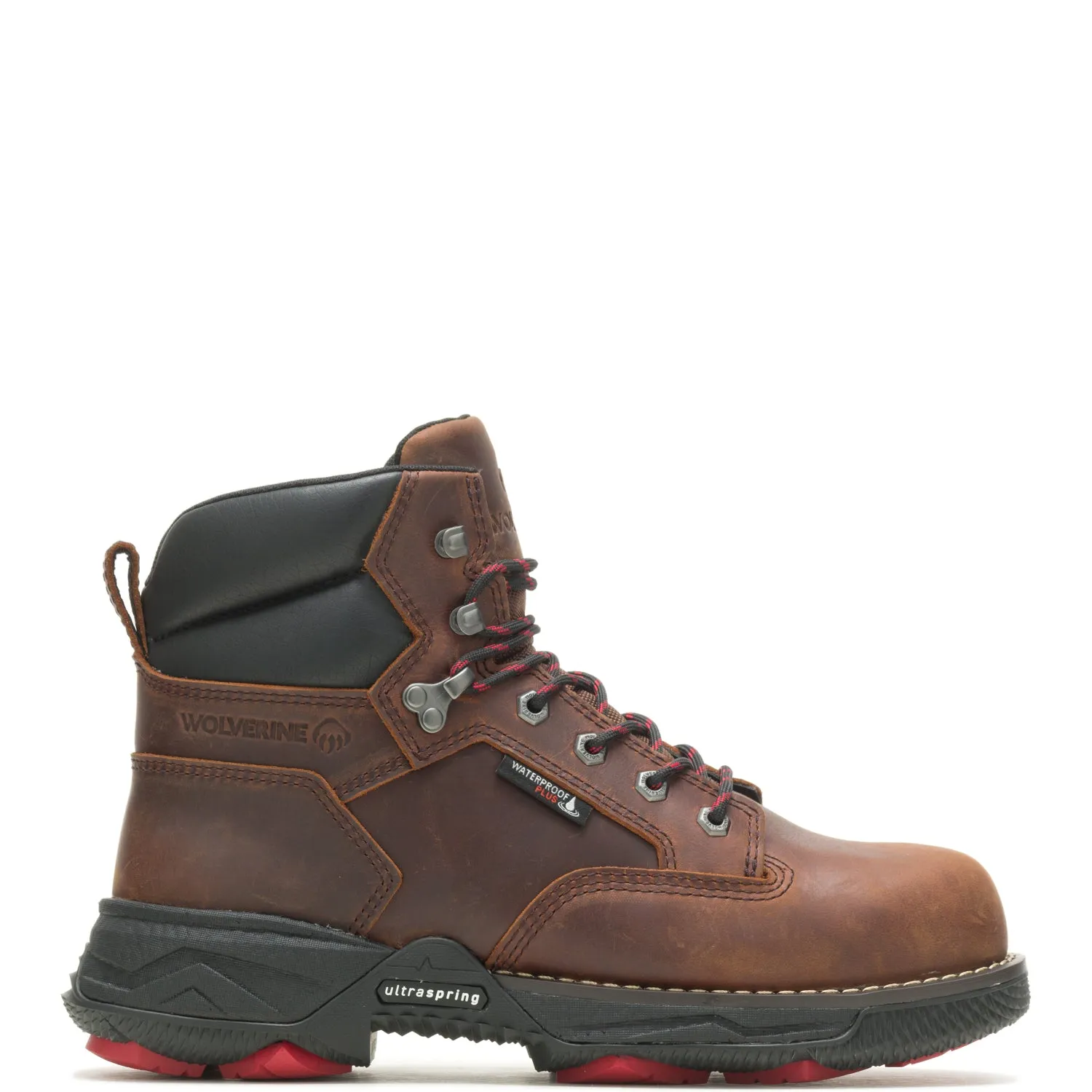 Wolverine Mens Peanut Leather Work Boots Hellcat Fuse