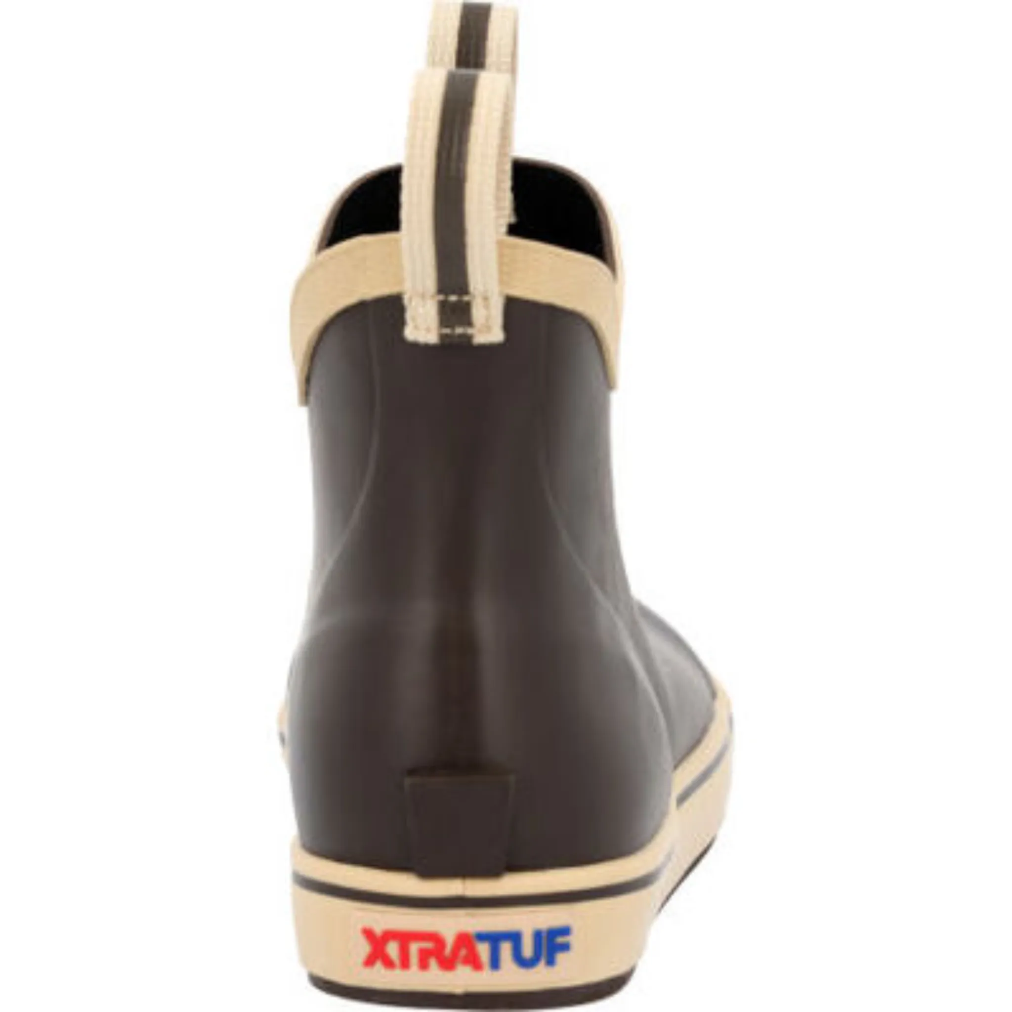 XTRATUF KIDS BROWN ANKLE DECK BOOTS - XKAB900